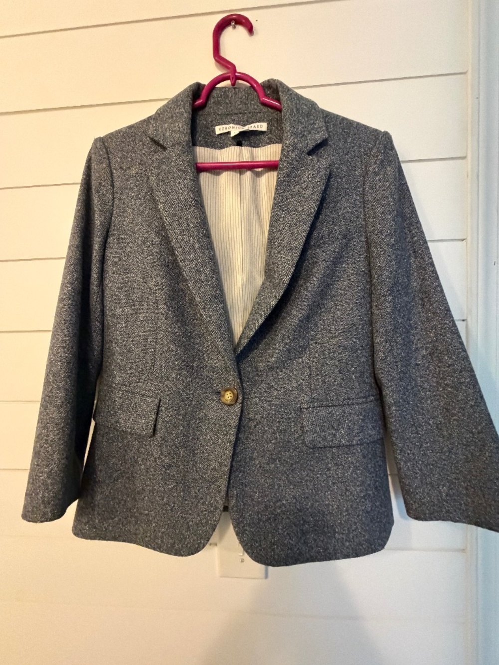 Veronica Beard Blue Heather Blazer 6